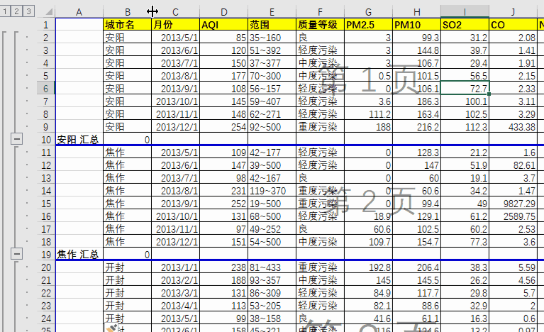 分页预览_预览分页线怎么去掉_分页预览是什么